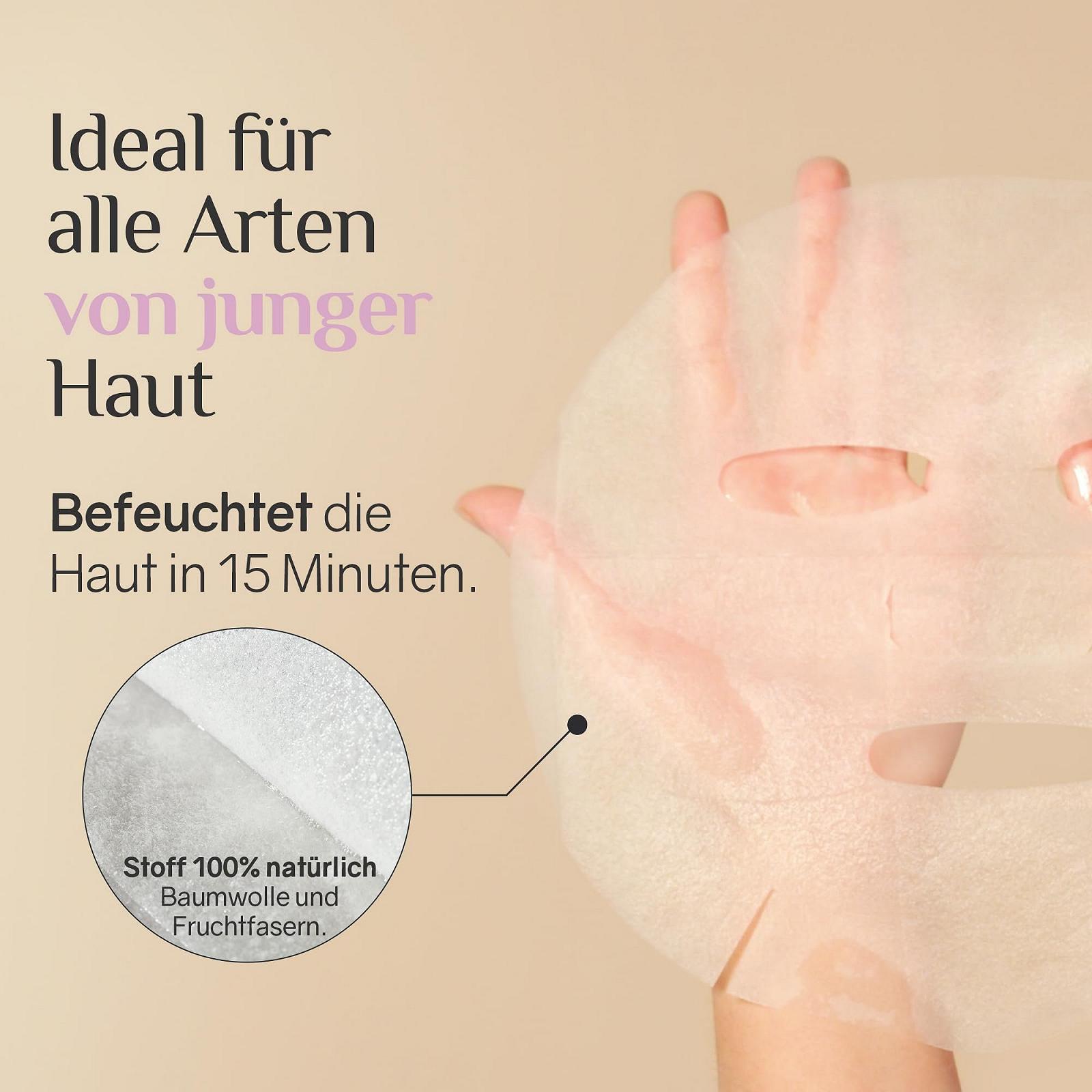 Маска для обличчя Ardaraz Anti-Wrinkle and Moisture з бакучіолом, рослинним ретинолом, 5 шт, фото №4