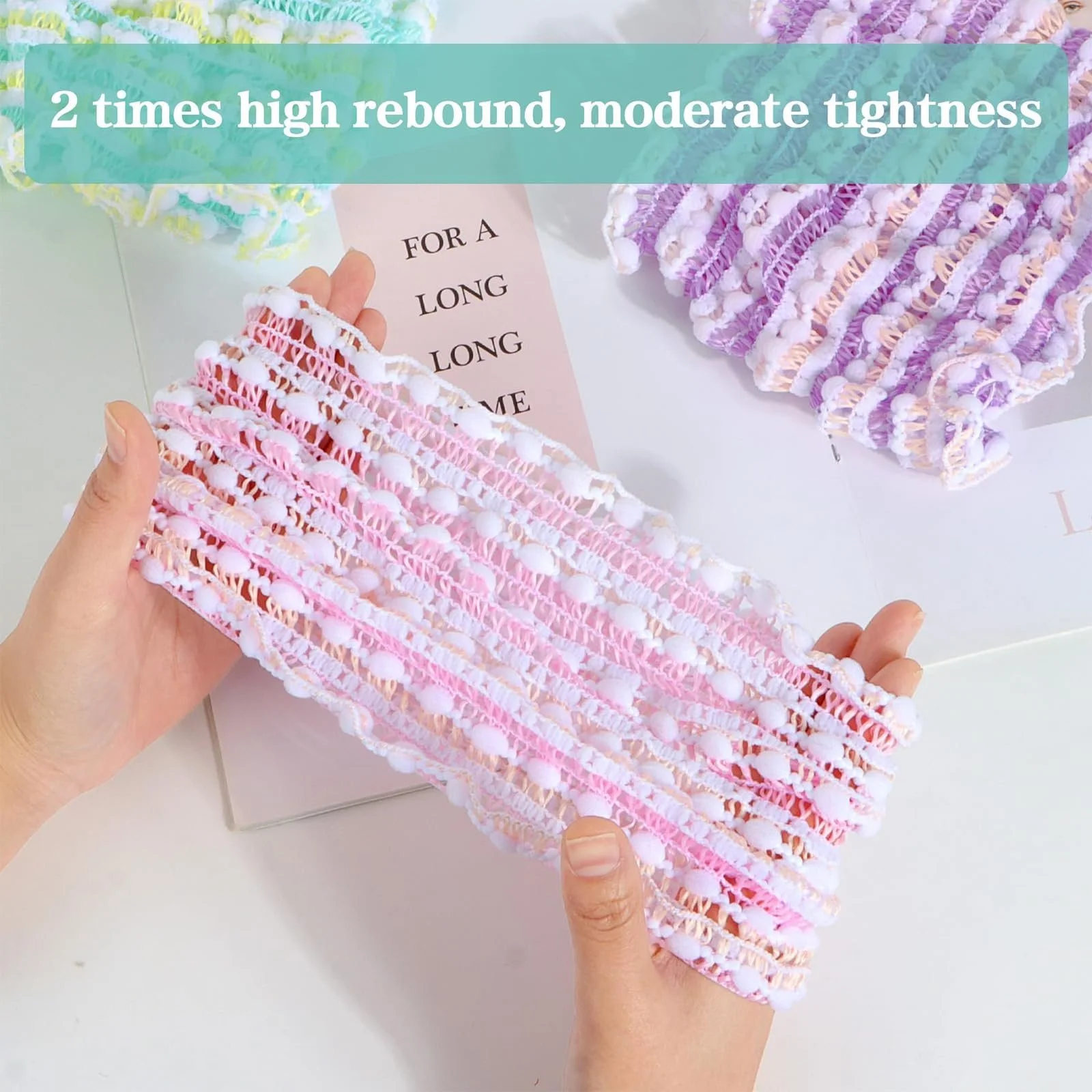 Набір косметичних пов'язок для волосся (3 шт.), фото №6