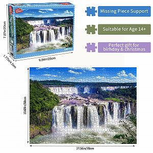Пазл Водоспади Ігуасу 1000 деталей synthetic.ua - Фото 1