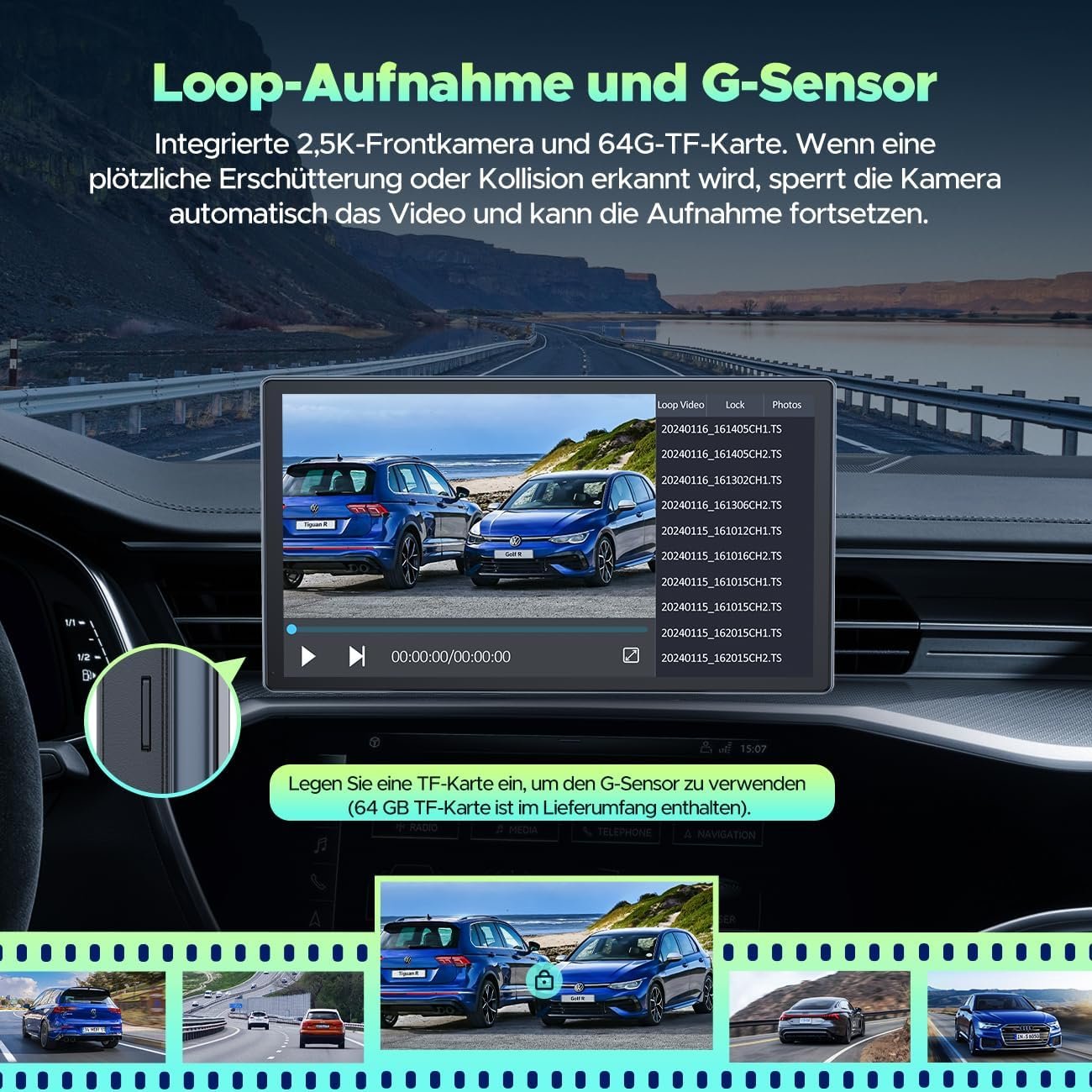 Автомагнітола Lamtto RC13 / 9" / Сенсорна / Apple CarPlay / Android Auto / Bluetooth / FM / AUX / SD Card, фото №7