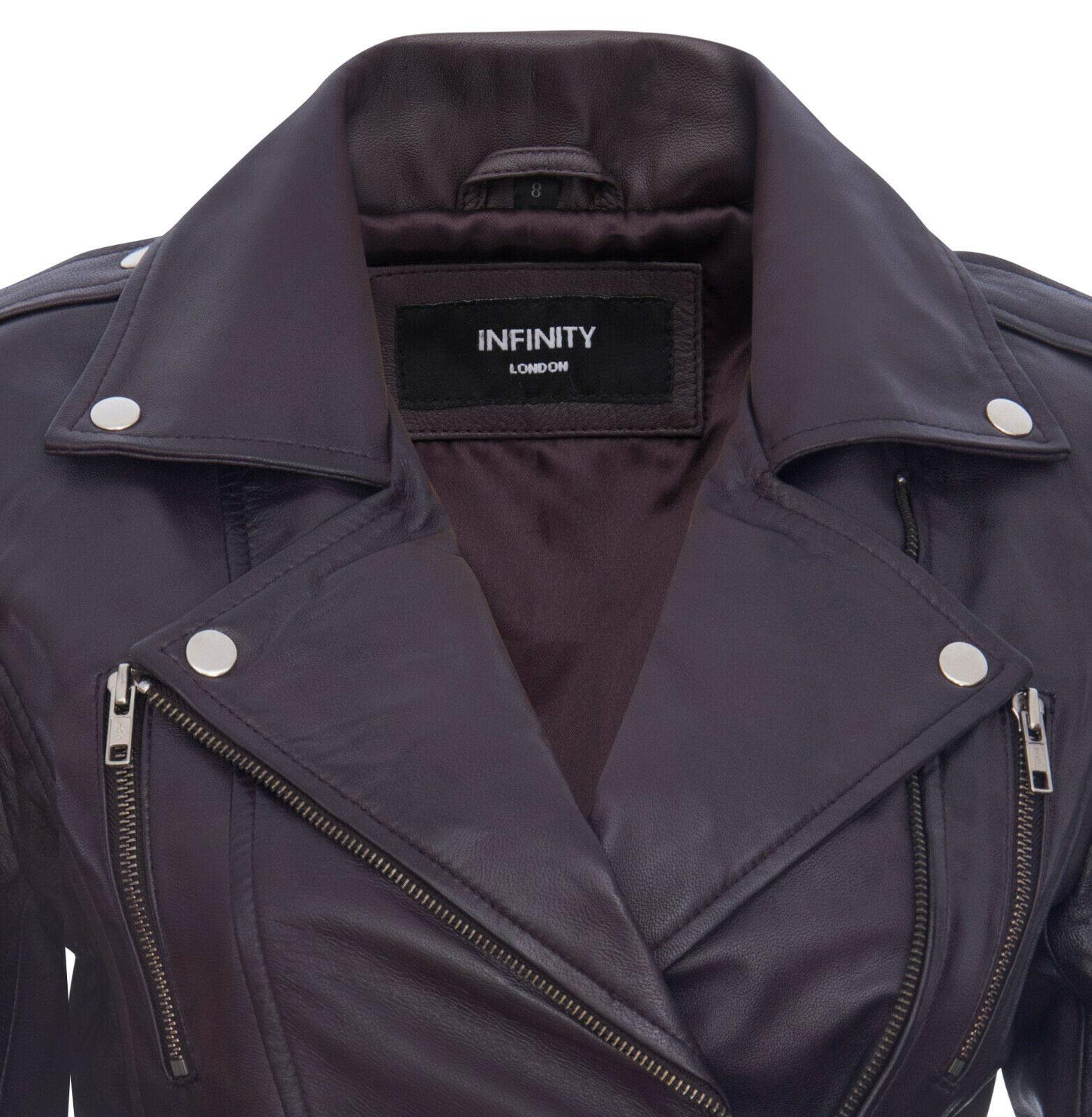 Куртка Biker Infinity Leather Ретро 100% кожа наппа, женская, фото №4 Куртка Biker Infinity Leather Ретро 100% кожа наппа, женская, фото №4