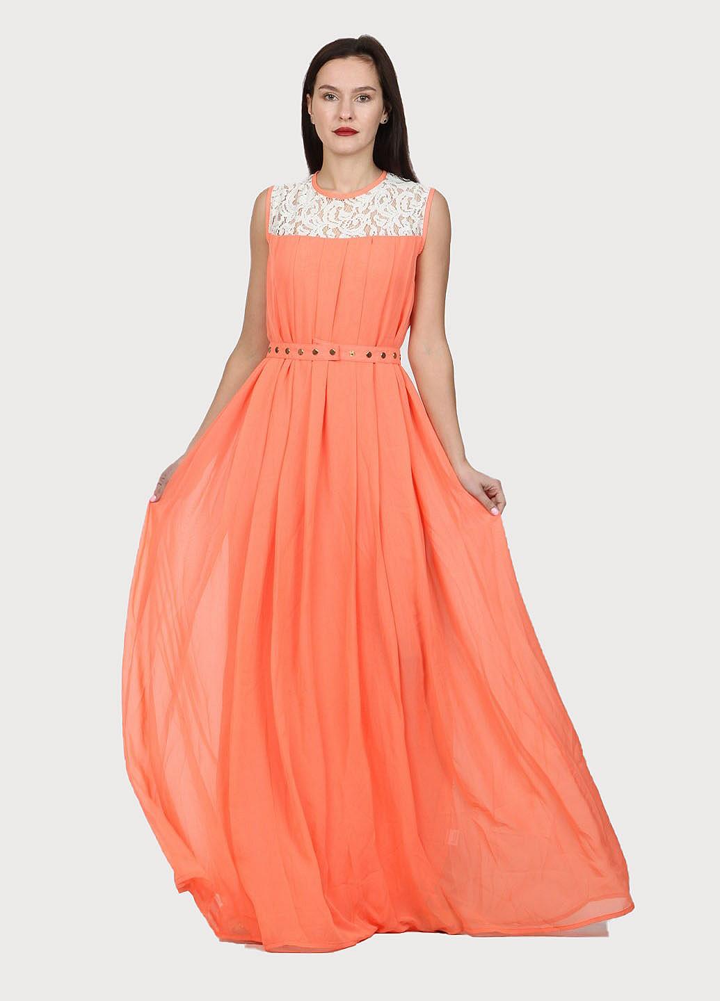 Платье Enna Levoni M Персиковый (ND-3513-8-Peach), фото №1 Платье Enna Levoni M Персиковый (ND-3513-8-Peach), фото №1
