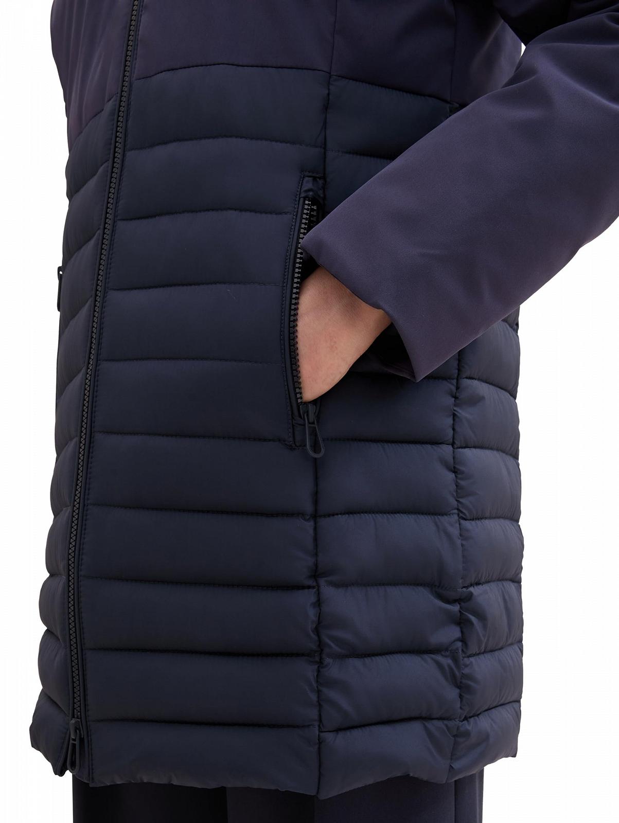 Женское пальто TOM TAILOR Hybrid Quilted с капюшоном, фото №6 Женское пальто TOM TAILOR Hybrid Quilted с капюшоном, фото №6