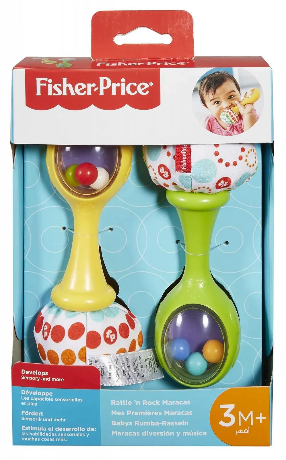 Погремушка Fisher-Price Maracas, фото №6 Погремушка Fisher-Price Maracas, фото №6