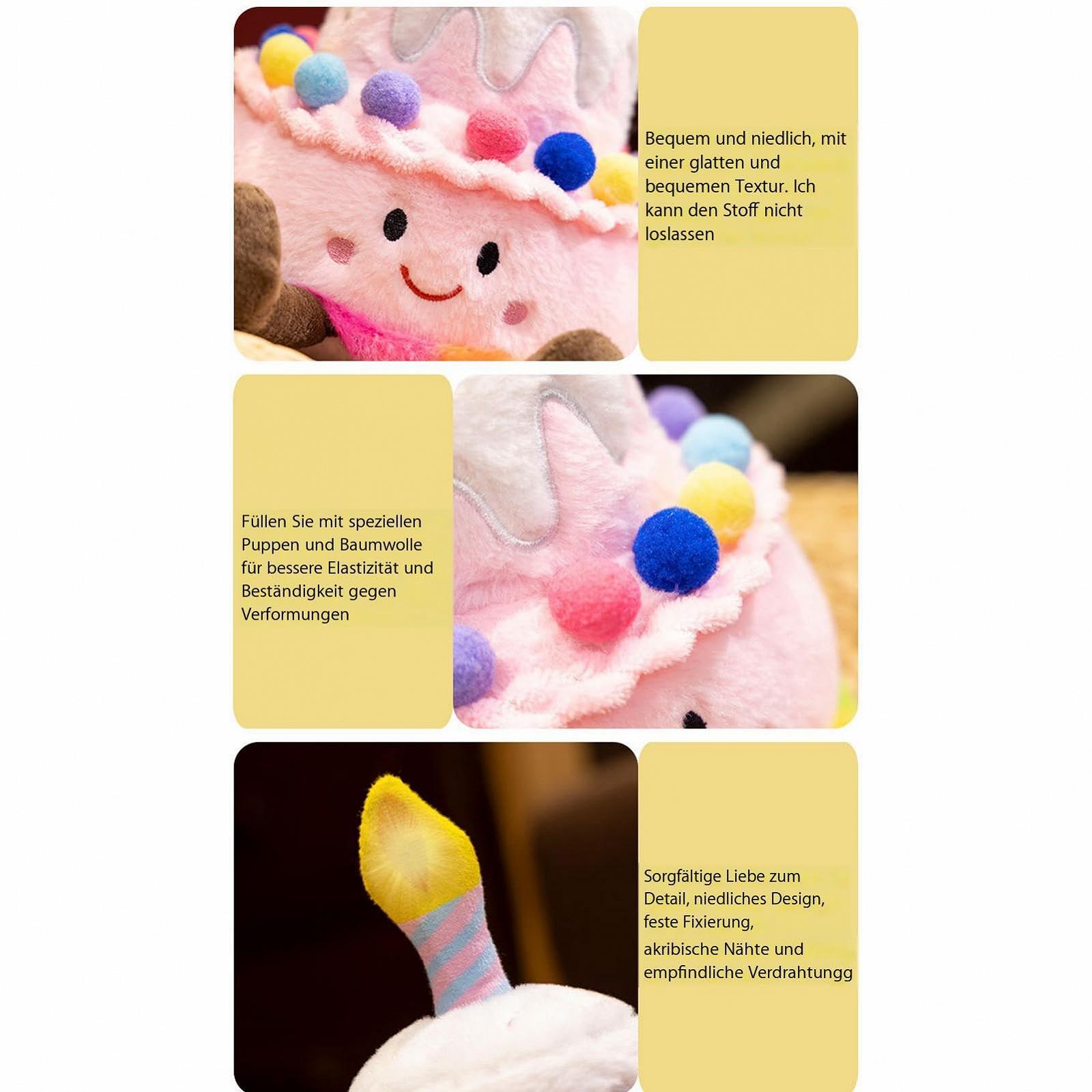 Музыкальная игрушка Торт Плюшевый, фото №3 Музыкальная игрушка Торт Плюшевый, фото №3