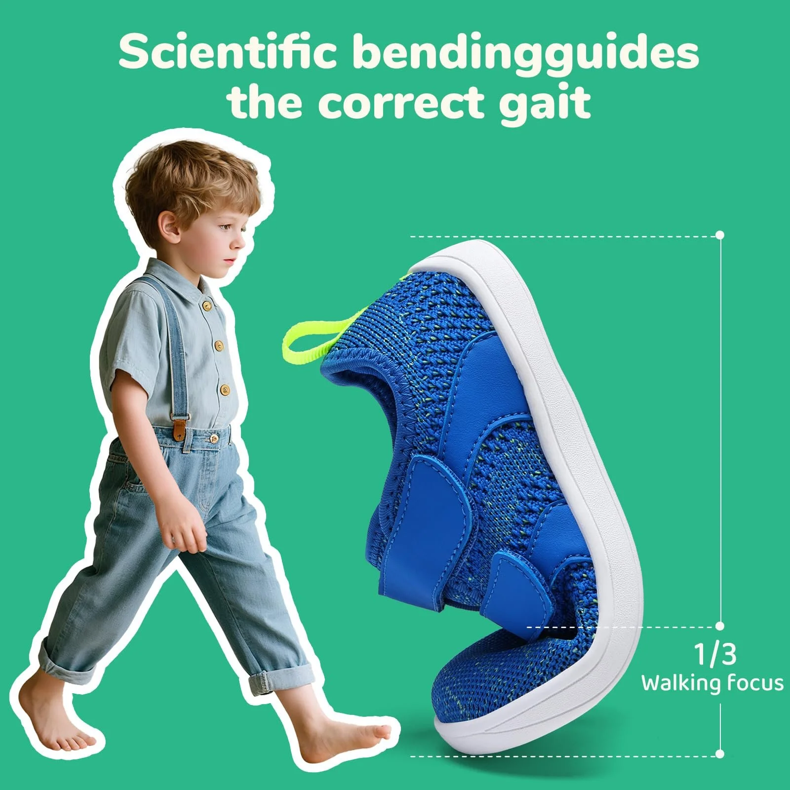 Кросівки IceUnicorn Дитячі широкі Кросівки для хлопчиків і дівчаток Мінімалістичні, фото №5