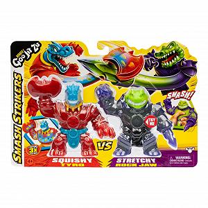 Игровая фигурка Heroes of GOO JIT Zu Tyro vs. Rockjaw synthetic.ua - Фото 1