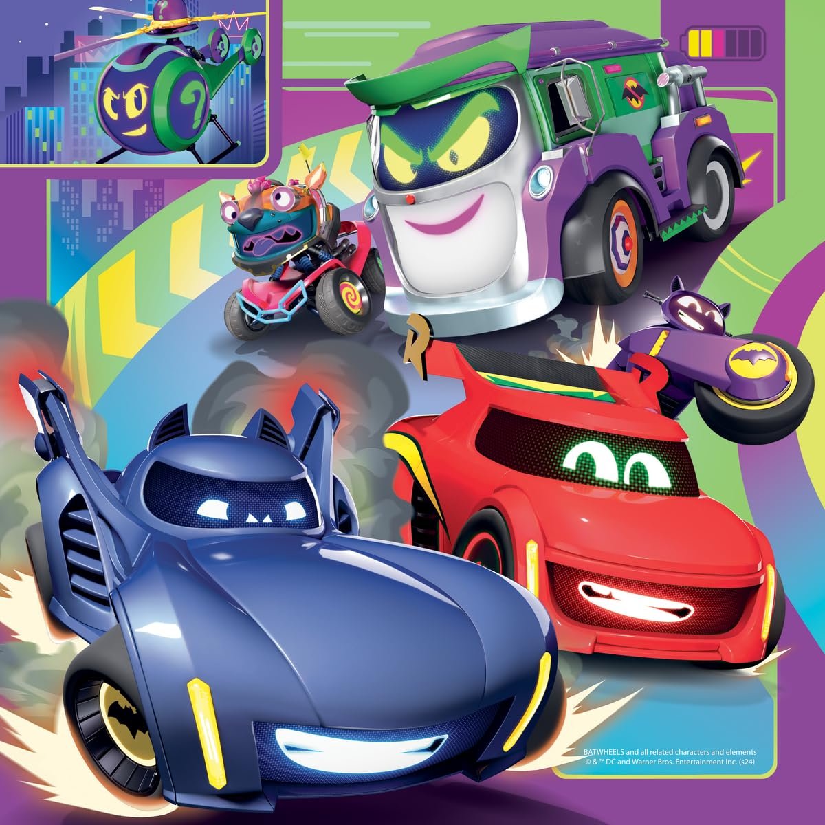 Дитячий пазл Ravensburger Batwheels 12001056 3 x 49 елементів від 5 років, фото №5