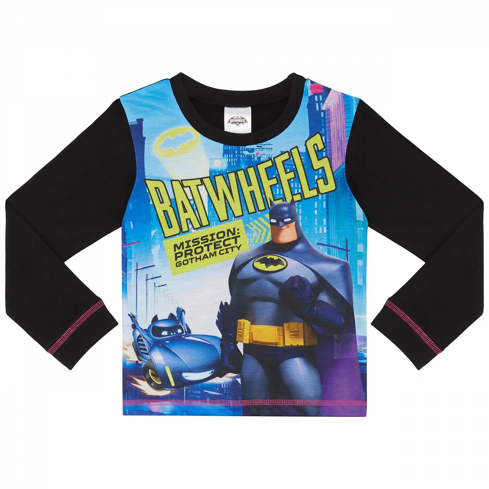 Піжама Batman DC Comics BatWheels з довгими рукавами для дітей, фото №8 Піжама Batman DC Comics BatWheels з довгими рукавами для дітей, фото №8
