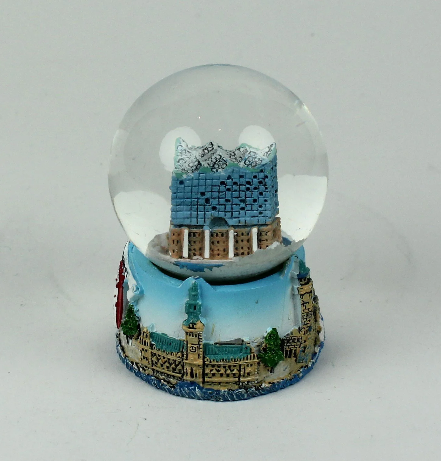 Снігова куля Elbphilharmonie Buddel-Bini Versand Гамбург, концертний зал Elphi, маленька, з блискітками, фото №4