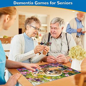 Набор пазлов WSCXSC 6 упаковок по 36 крупных элементов для пожилых людей при деменции и Альцгеймере synthetic.ua - Фото 1