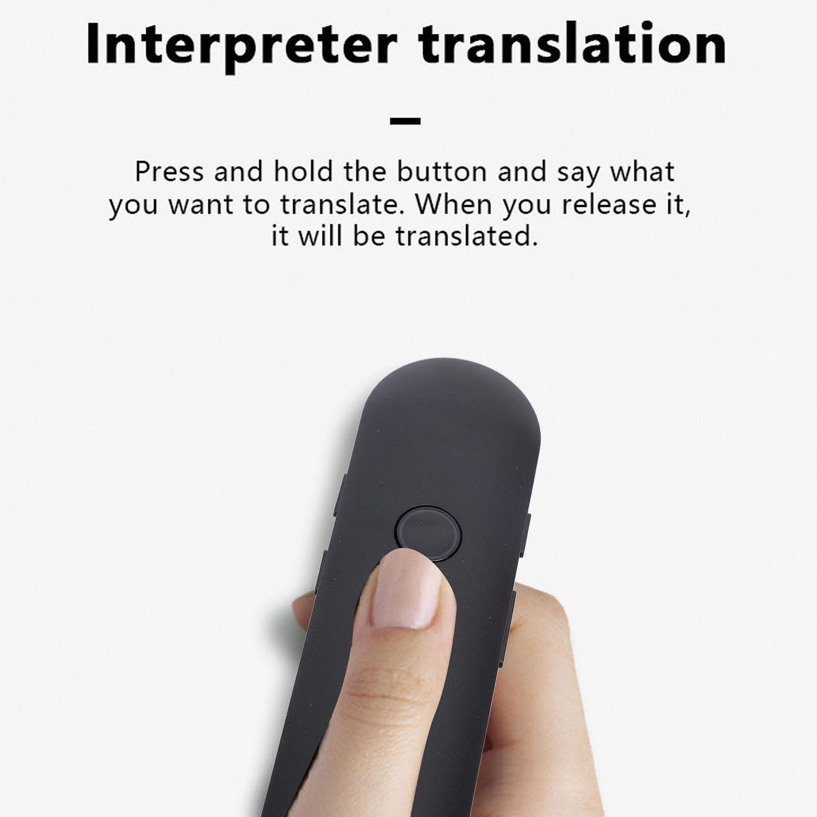 Пристрій для перекладу мови Голосовий 60 мов Bluetooth 5.0, фото №3