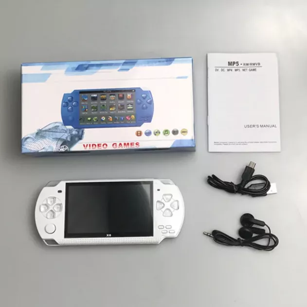 Игровая приставка консоль PSP Х6 4.3" 8GB Black 2_008255, фото №6