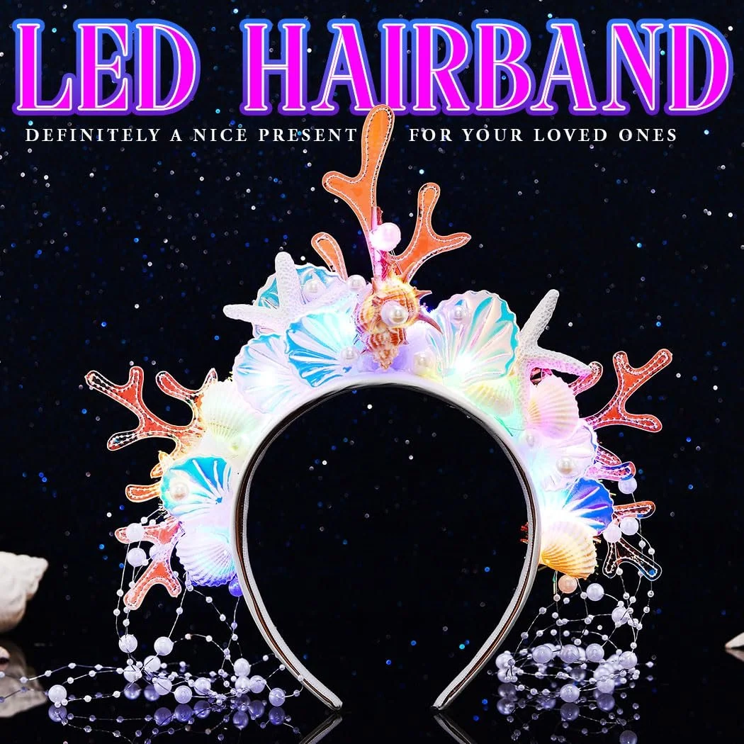 Обруч для волосся зі світлодіодними, фото №6