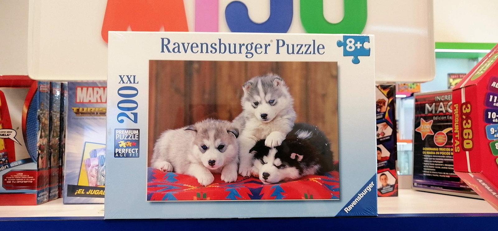 Пазл Ravensburger Decorative Cute Huskies 12823 200 деталей, фото №3 Пазл Ravensburger Decorative Cute Huskies 12823 200 деталей, фото №3