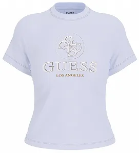 Жіноча футболка GUESS Activewear V4RI07K8FQ4 / Біла / Розмір S - Фото 1