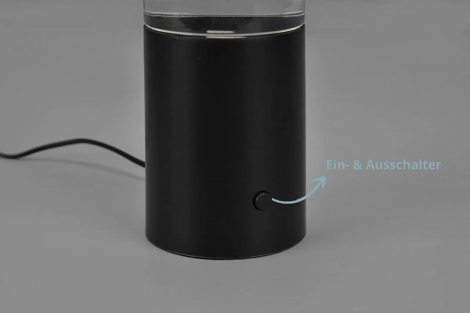 Настільна лампа Torsten LED RGB Water Tornado IP20 Ø7 см 34 см Matte Black, фото №5