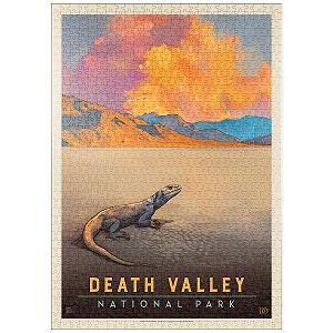 Пазл MyPuzzle Special Collection Death Valley National Park: Chuckwalla Lizard Vintage Poster Premium 1000 деталей - Фото 1