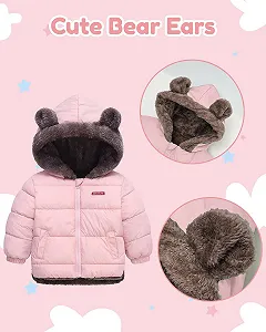 Зимнее флисовое пальто для малышей, куртка для мальчиков, верхняя одежда, утепленная одежда для девочек synthetic.ua - Фото 1