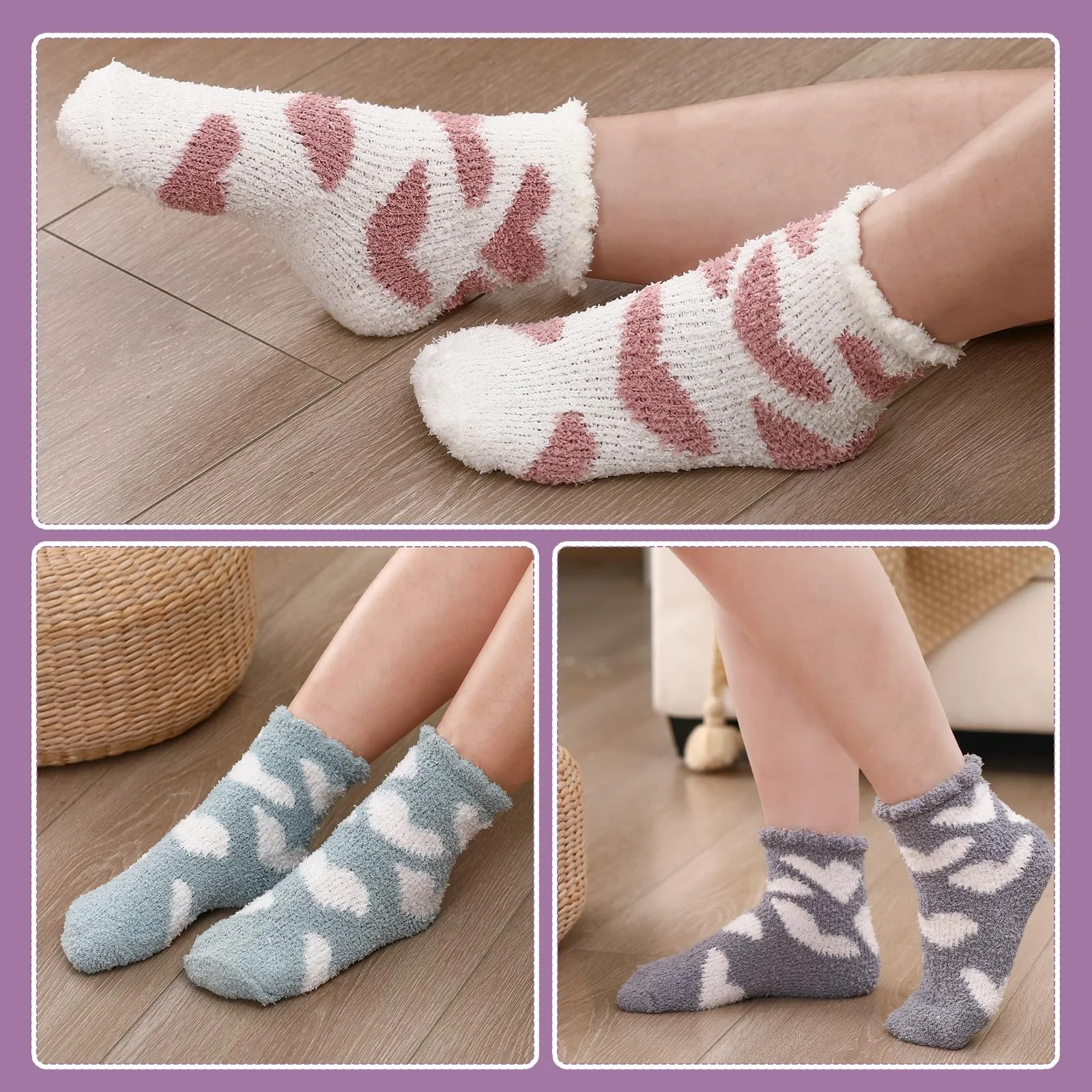 Шкарпетки Hestya Пухнасті шкарпетки Жіночі 35-42, фото №5