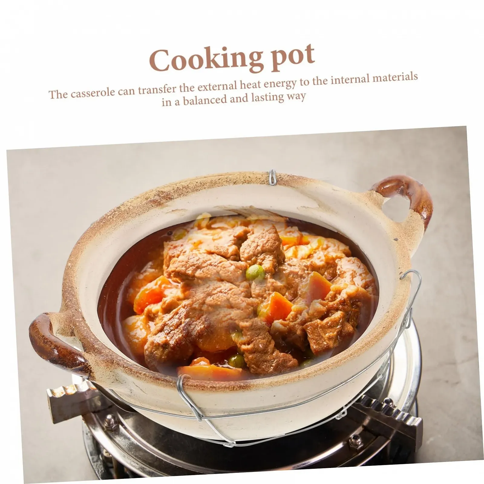 Кастрюля LABRIMP Глиняная с ручкой Антипригарная, фото №9