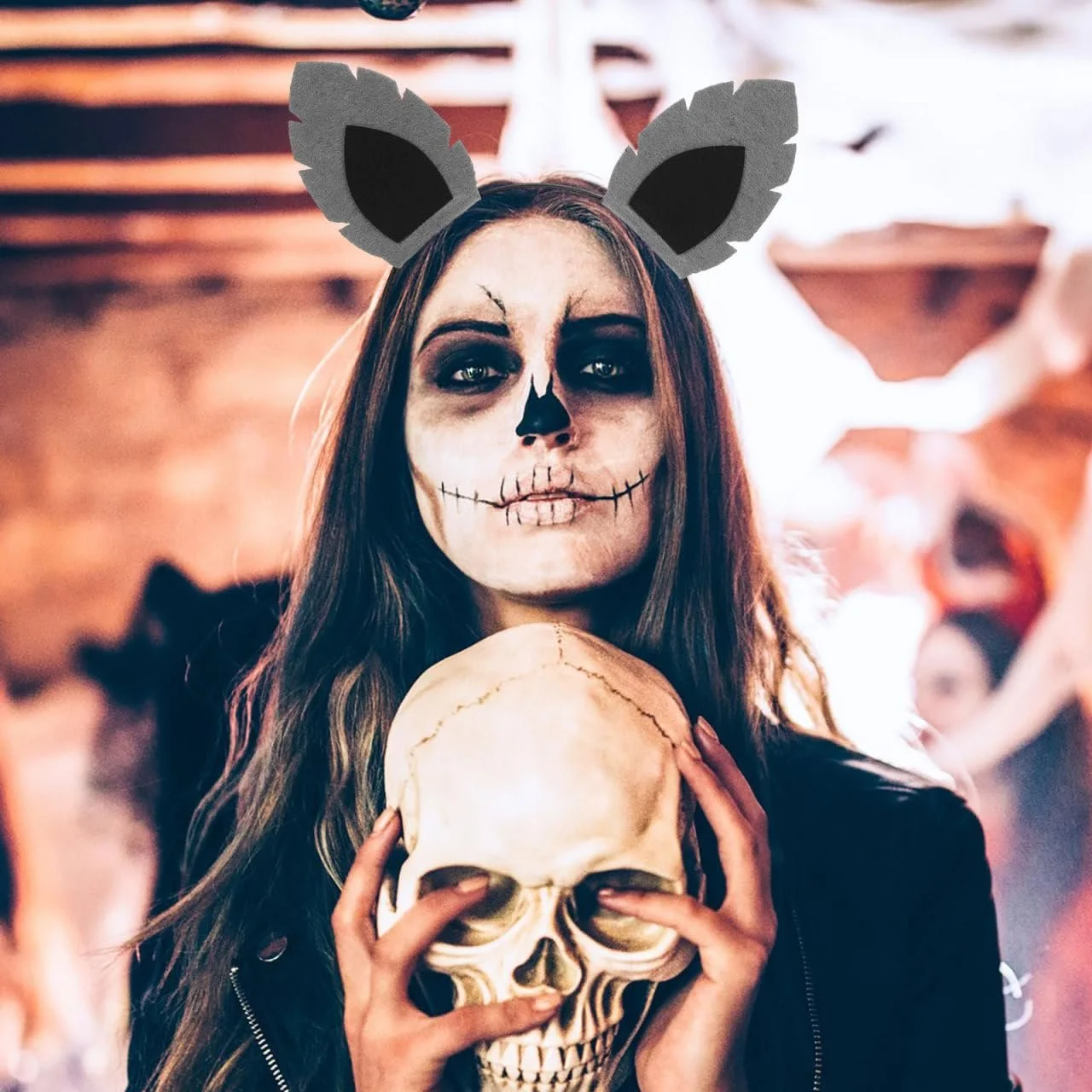 Обруч на голову Вовк FRCOLOR Сірий, фото №7