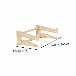 Підставка для ноутбука Дерев'яна Підставка для ноутбука Ергономічний Настільний synthetic.ua - Фото 1