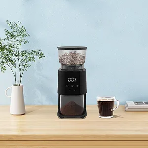 Электрическая кофемолка Регулируемая Черный Прозрачный 350-450 об/мин 112 x 159 x 262 мм 150 Вт synthetic.ua - Фото 1