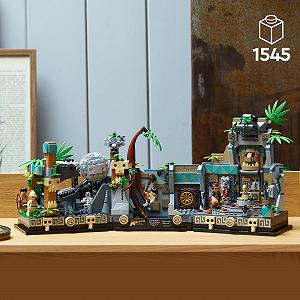 Конструктор LEGO Indiana Jones Temple of the Golden Idol для взрослых Искатель утраченного сокровища с интерактивными функциями и минифигурками 77015 synthetic.ua - Фото 1