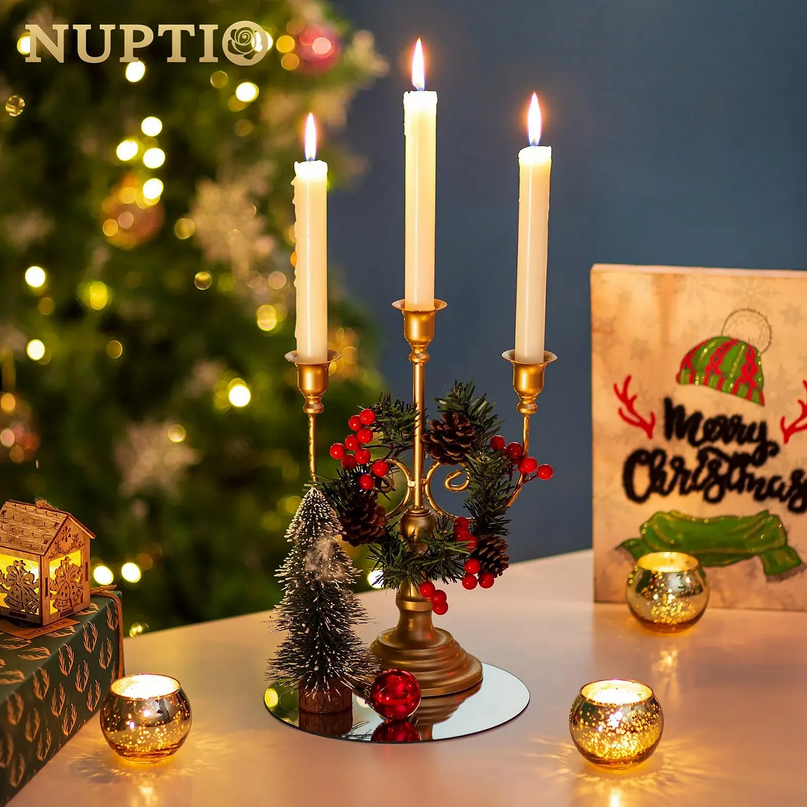 Зеркальная Подставка NUPTIO Круглое Стекло, 20 cm, 6 штук, фото №3 Зеркальная Подставка NUPTIO Круглое Стекло, 20 cm, 6 штук, фото №3