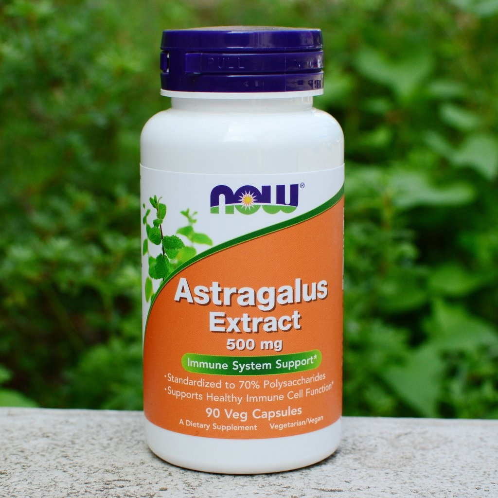 Специальный продукт NOW Astragalus Extract 500 mg Veg Capsules 90 капсул 4384301717, фото №3
