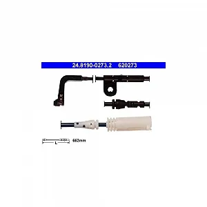 Датчик износа тормозных колодок ATE 24.8190-0273.2 для BMW, передний мост - Фото 1