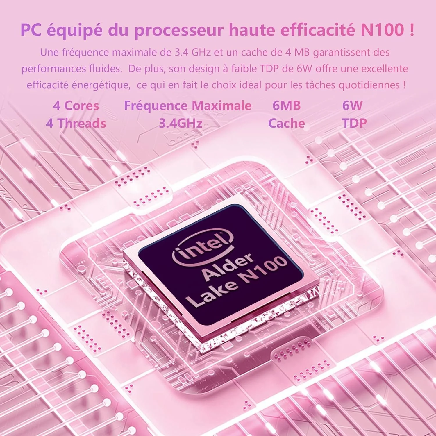 Сенсорний ноутбук 14" LONGEVINCE N158 Intel N100 RAM 16GB SSD 256GB Windows 11 (UKR), фото №2