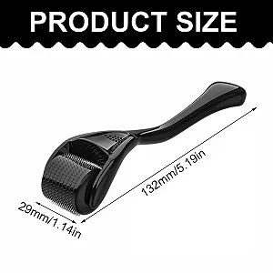 Ролик для бороди Tomedeks 0,5 мм, 2 шт, мікроголковий ролик для догляду за шкірою та волоссям synthetic.ua - Фото 1