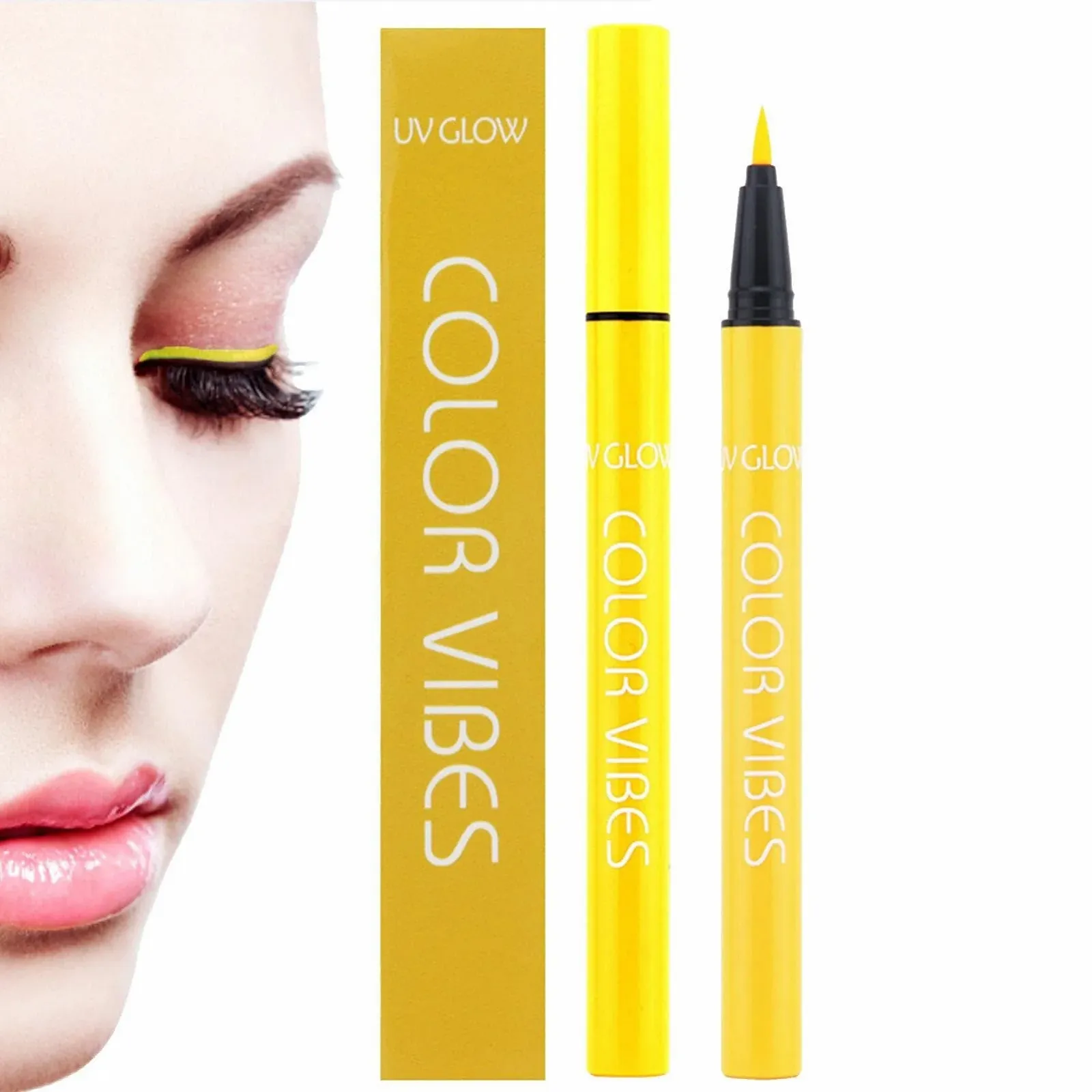 Жидкая Подводка для глаз Glow Neon Fowybe, фото №5