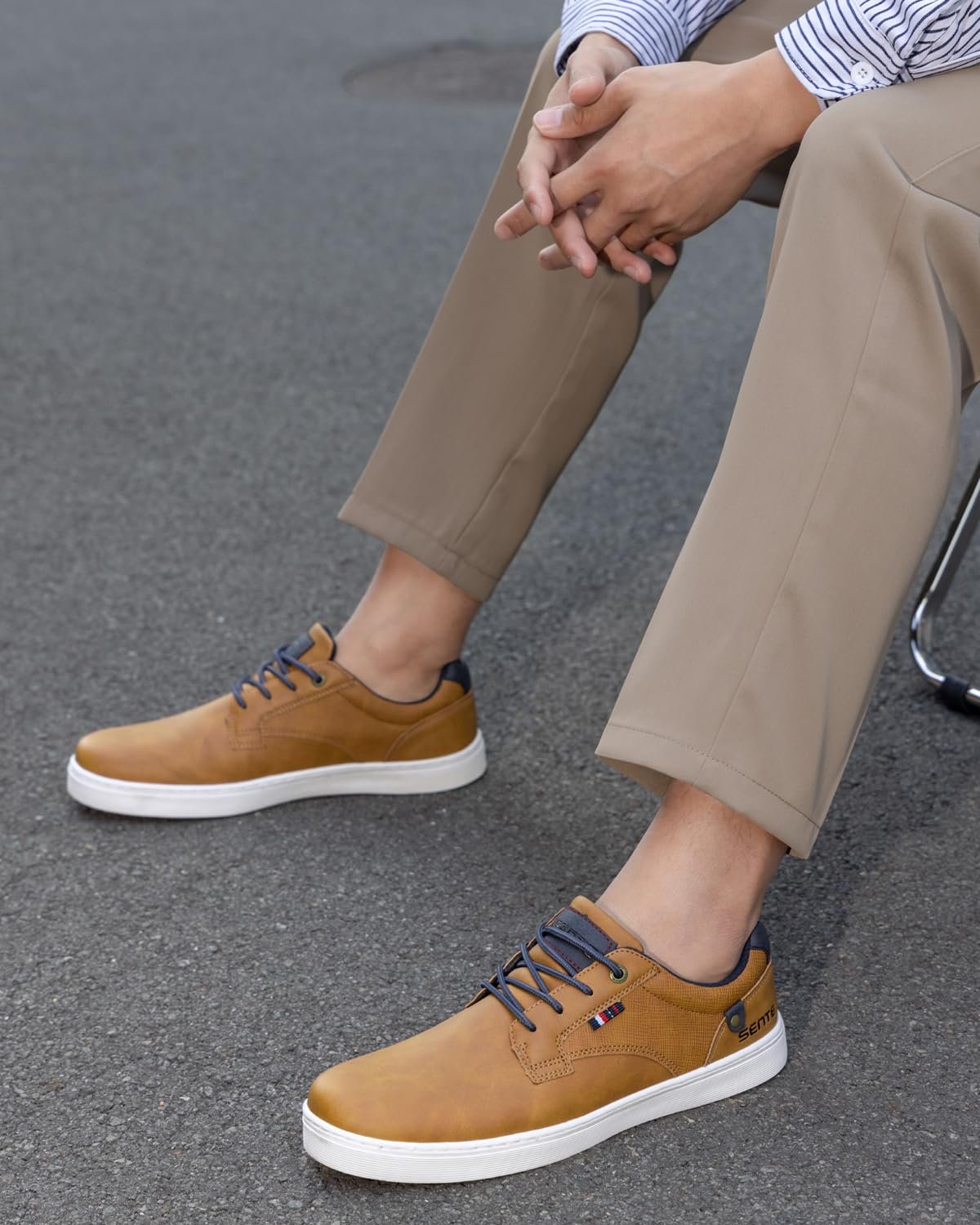 Кроссовки Pyrathon Мужская обувь Лёгкие оксфорды для бизнеса EU 41-46, фото №4