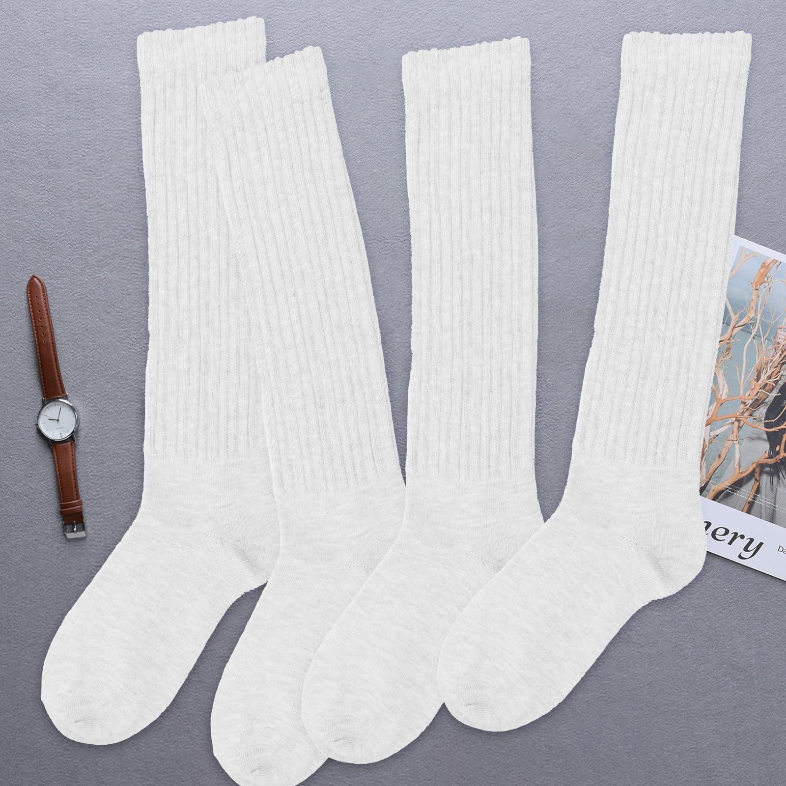 Женские гольфы VEGCOO, 4 пары, фото №7