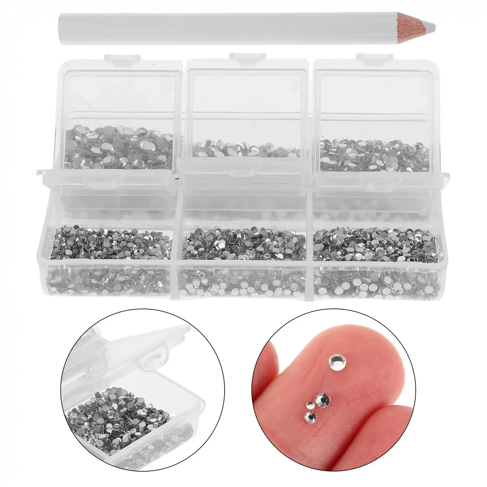Набор страз для ногтей с ручкой, Плоская задняя часть, 3D стразы для ногтей, Мини стразы для ногтей, Блестящие кристаллы для ногтей, Украшения для ногтей для шарма ногтей, фото №8 Набор страз для ногтей с ручкой, Плоская задняя часть, 3D стразы для ногтей, Мини стразы для ногтей, Блестящие кристаллы для ногтей, Украшения для ногтей для шарма ногтей, фото №8