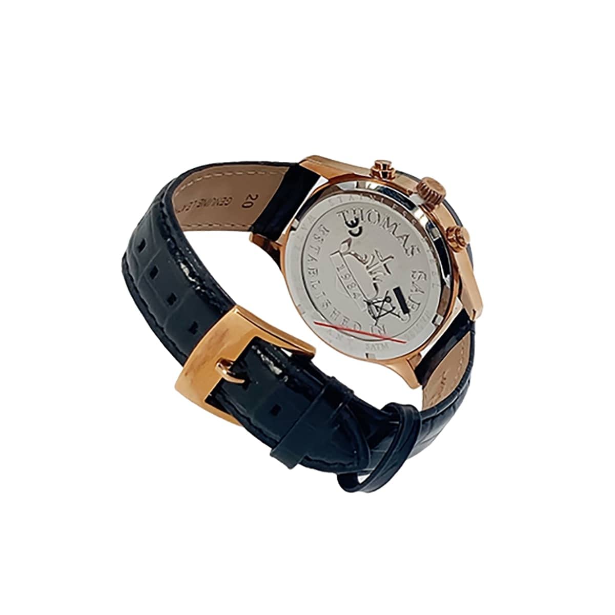 Мужские часы THOMAS SABO Rebel at Heart Хронограф с корпусом из нержавеющей стали с розовым золотом WA0186-213-203-43, фото №2