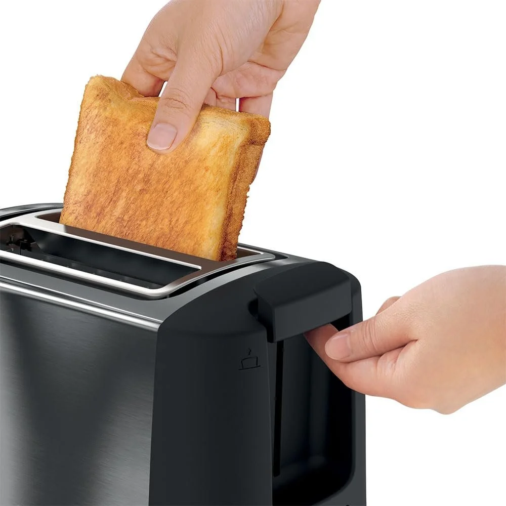 Тостер MOULINEX Subito LT340811, 2 отделения, 7 уровней поджаривания, 850 Вт, нержавеющая сталь, коричневый, фото №6