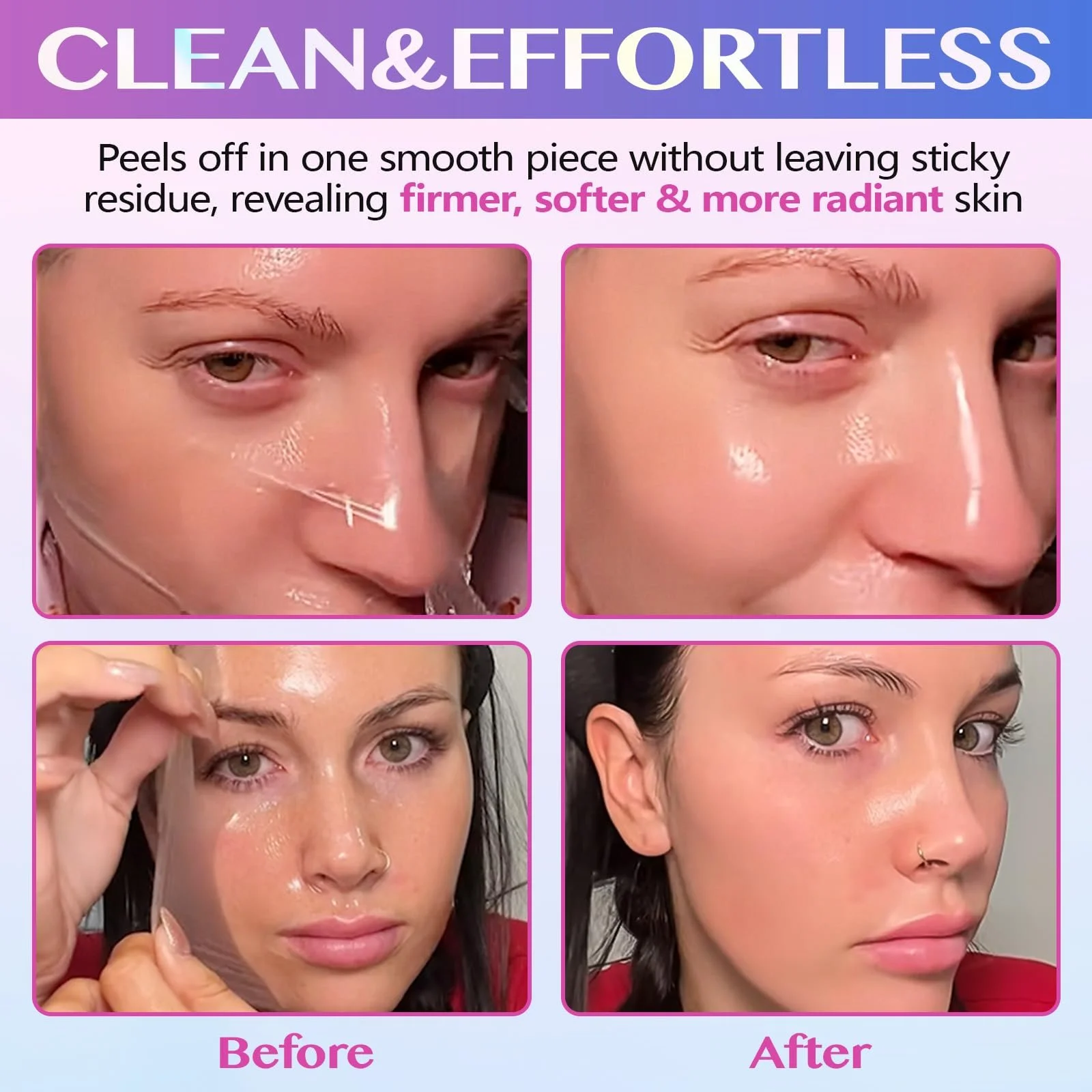 Нічна маска Collagen Wrapping Mask, колагенова маска, зменшує провисання та тьмяність, фото №3