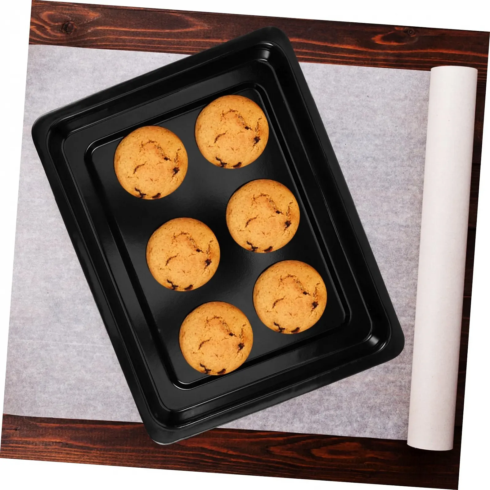 Противень для выпечки TOPBATHY прямоугольный эмалированный глубокий термостойкий белый, фото №6