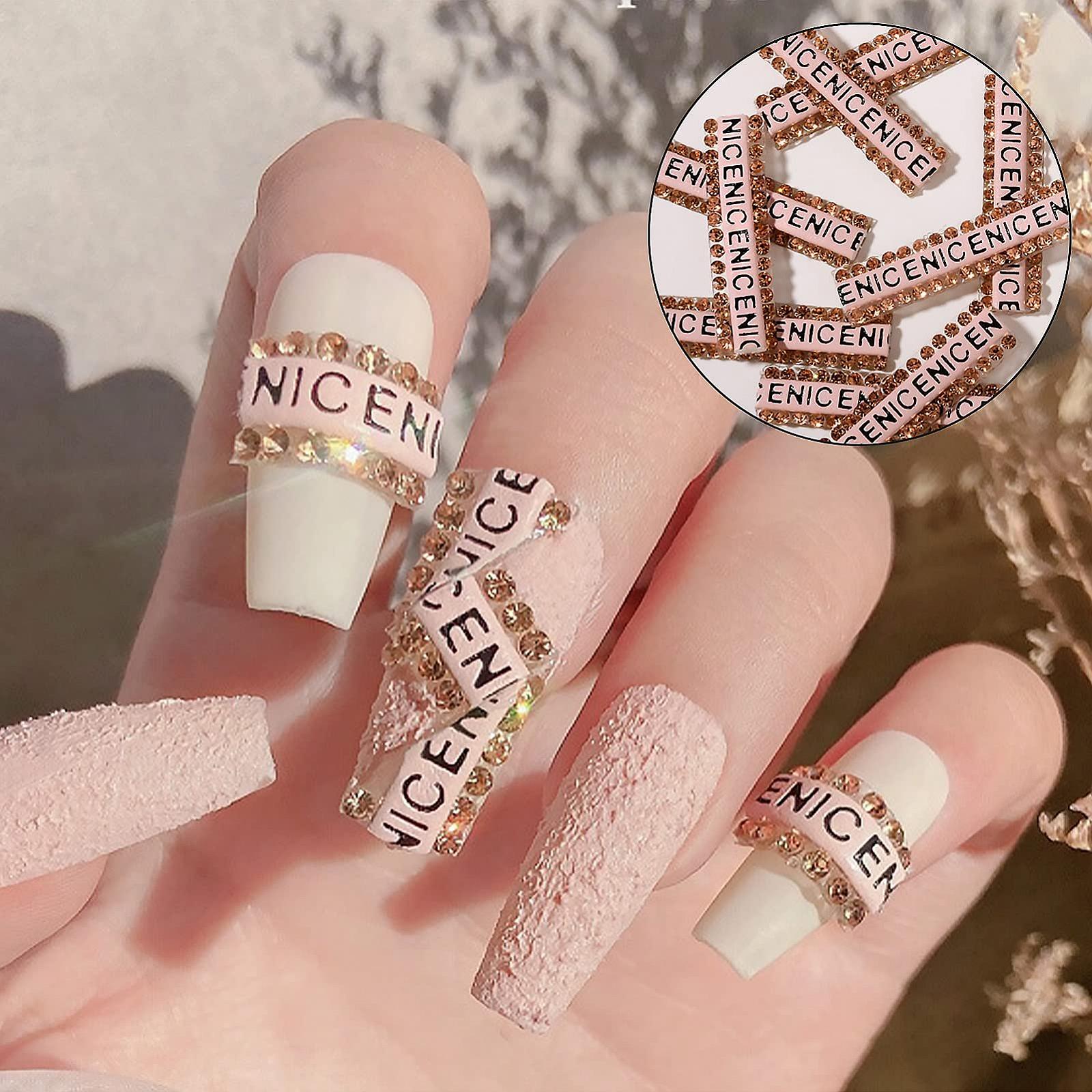 Цепочка для ногтей Бриллиант NICENEEDED 3D Кристалл Стразы для ногтей Блестящий дизайн ногтей, фото №4