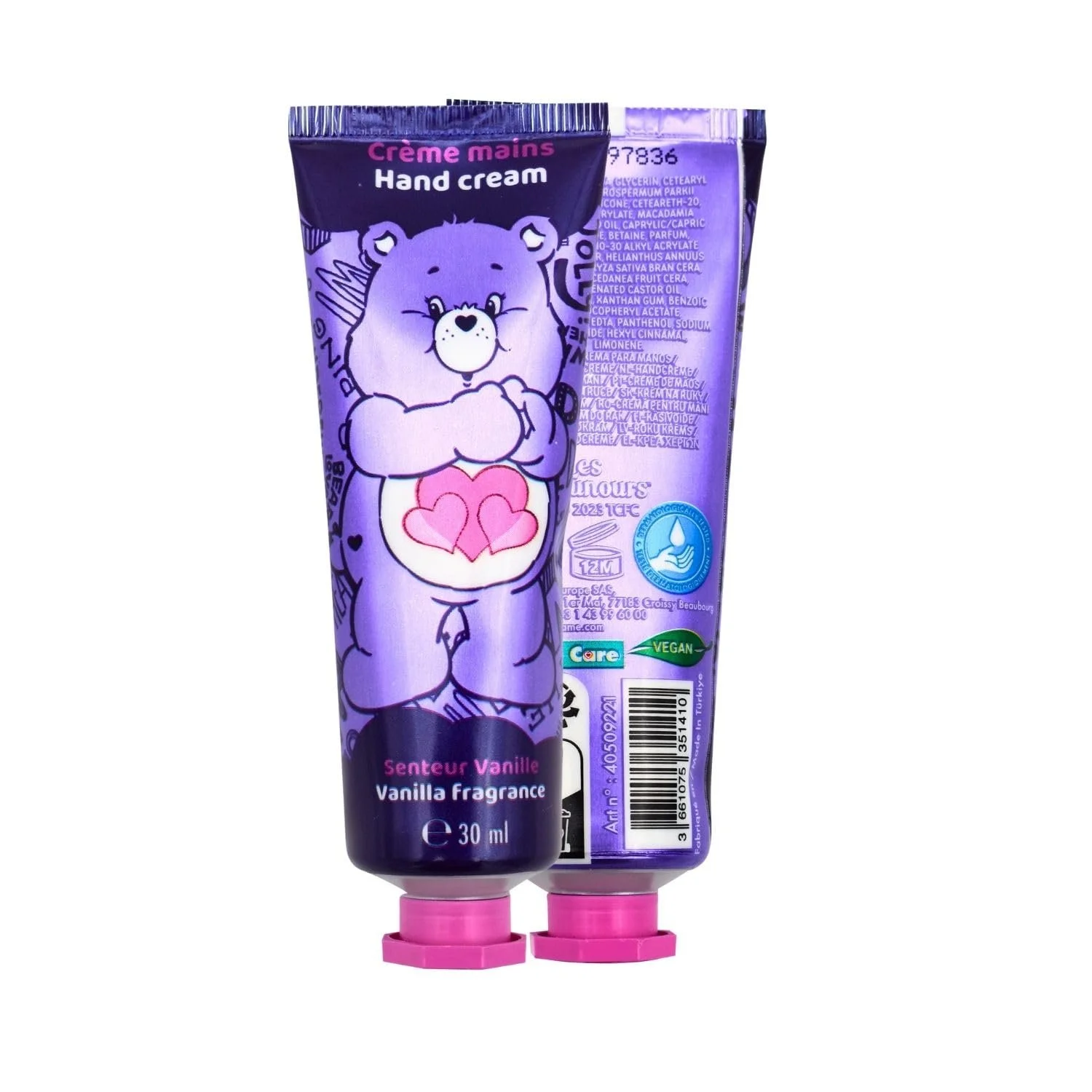 Крем для рук TAKE CARE Lucky Bears Зволожуючий Аромат Ваніль Веган Зволоження Дитячий Юніор 30 мл, фото №1