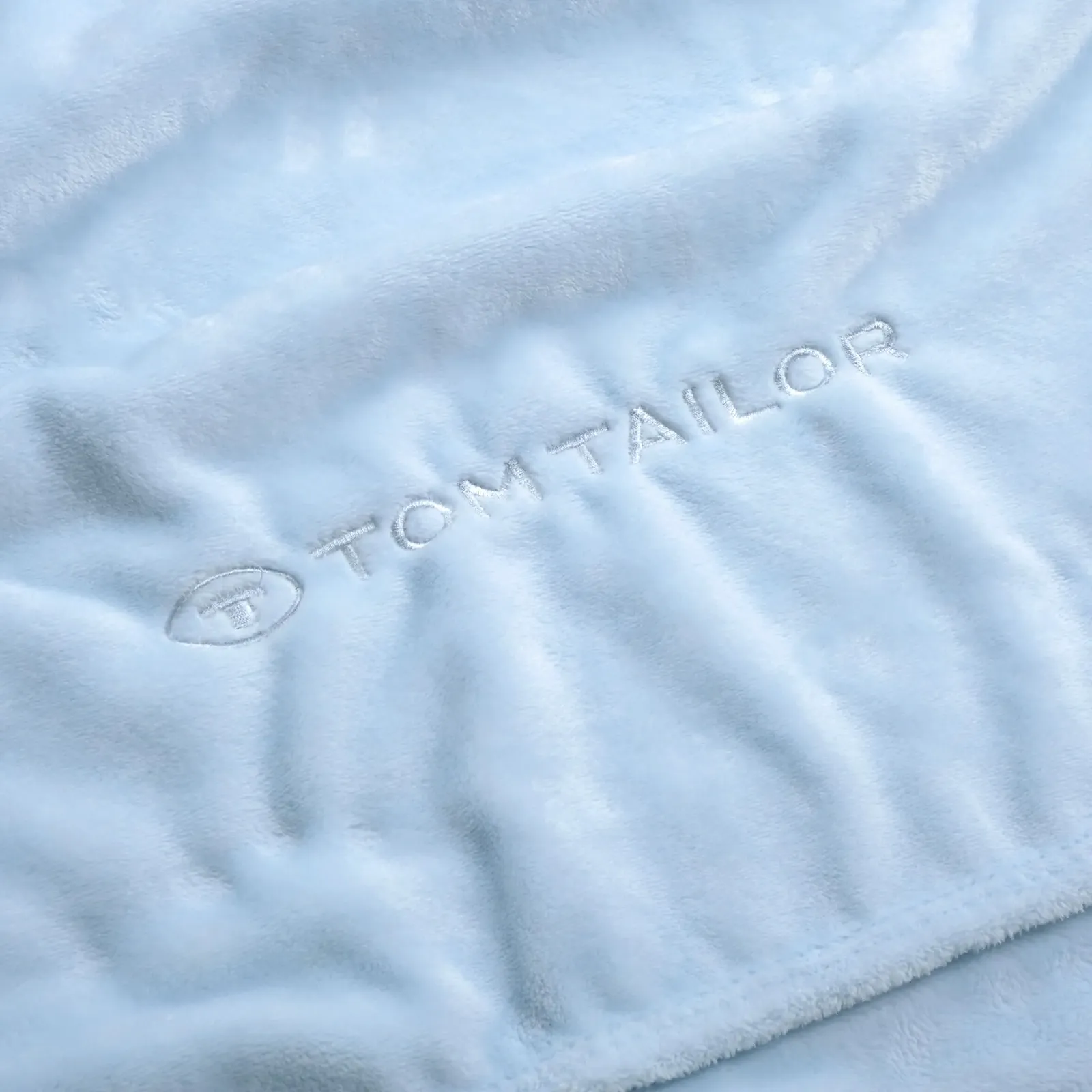 Покривало Tom Tailor Wellsoft Однотонний Світло-Блакитний (Небесно-Блакитний), 150 x 200 см, фото №2