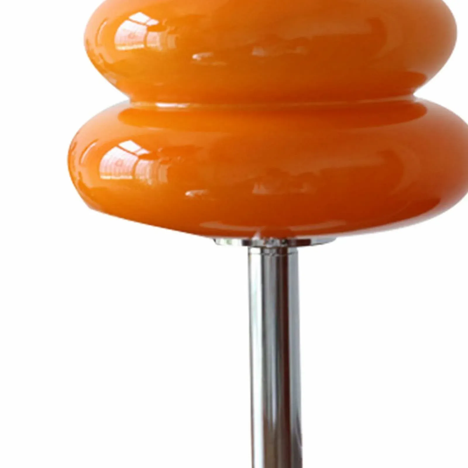 Настільна лампа Кришталева у формі торта USB Помаранчева, фото №8