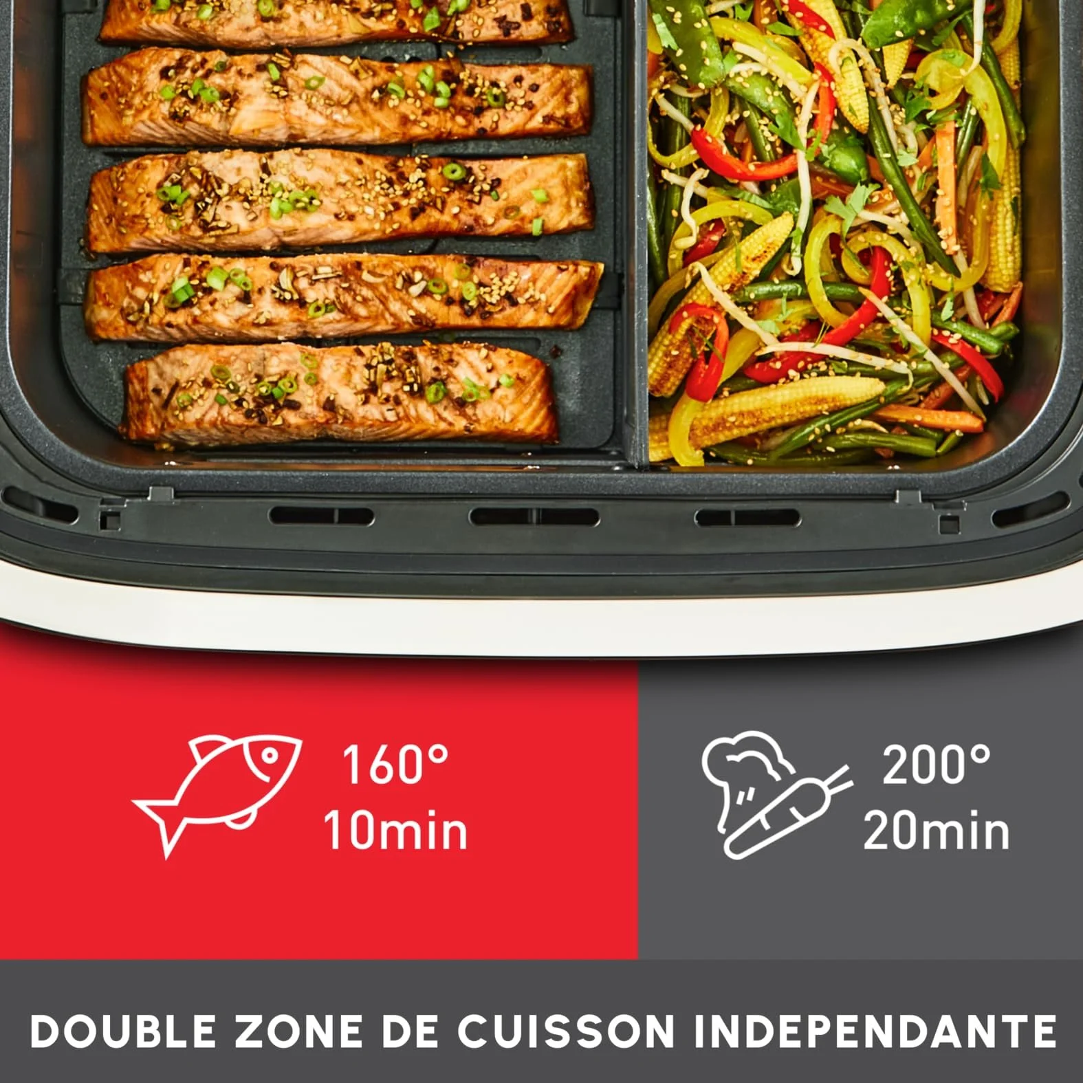 Мультипіч Moulinex Dual Easy Fry Flex EZ9228F0 9 л 7 програм Black, фото №5 Мультипіч Moulinex Dual Easy Fry Flex EZ9228F0 9 л 7 програм Black, фото №5