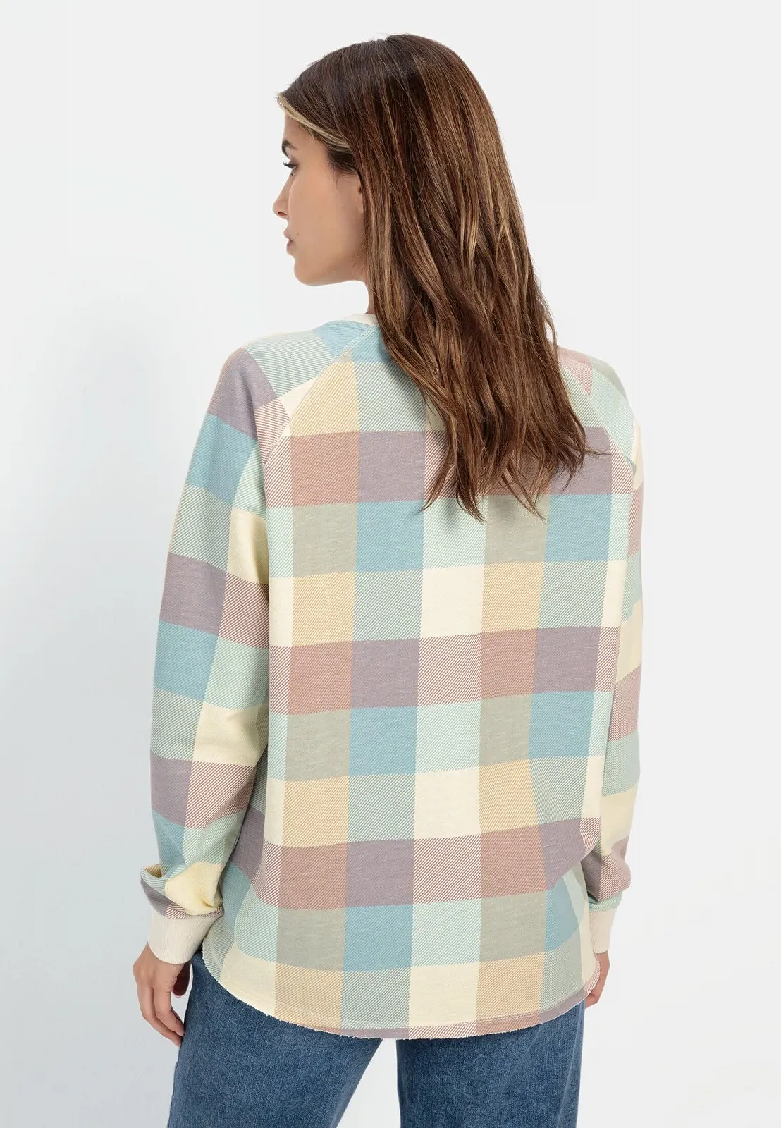 Жіноча Толстовка camel active в клітинку, фото №3