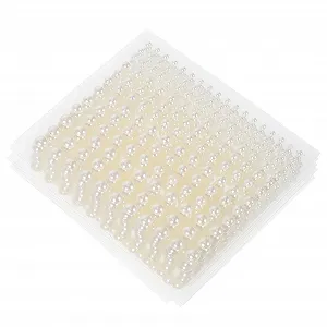 Жемчуг Самоклеящийся NUOBESTY 10 листов Бежевый - Фото 1