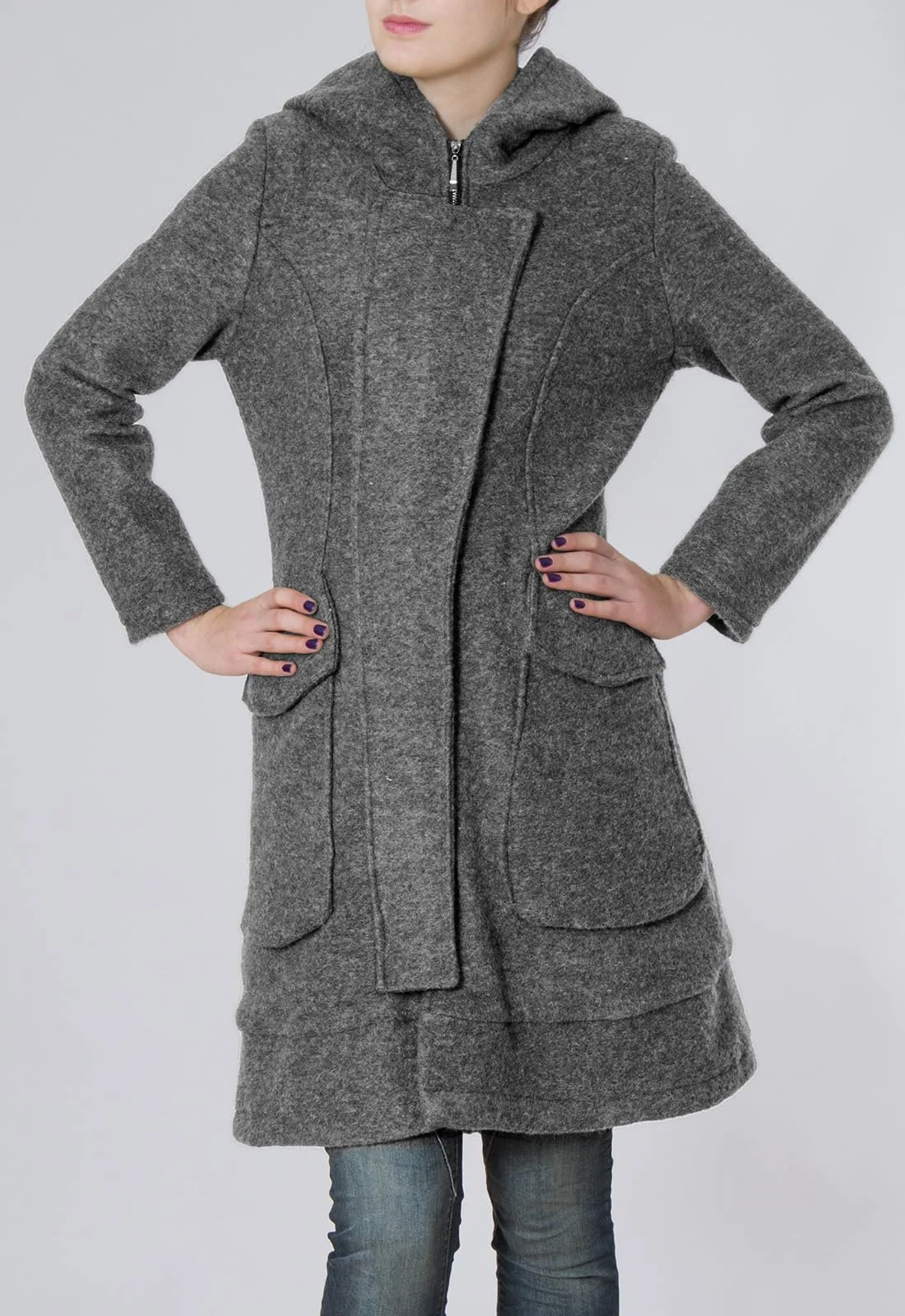 Пальто Caspar MTL011 Жіноче вовняне, фото №4